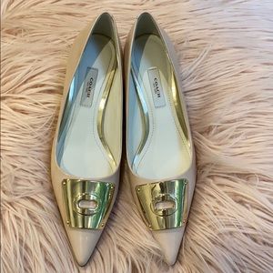 RARE FIND Coach baby print kitten heel